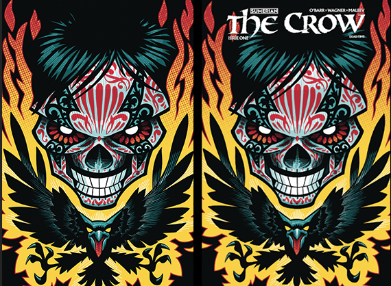 The Crow Dead Time #1 Virgin & Trade Set Color - J Gonzo - PRESALE