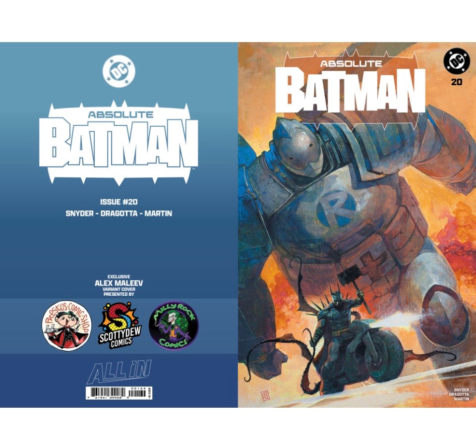 Absolute Batman #20 Trade Dress - Alex Maleev