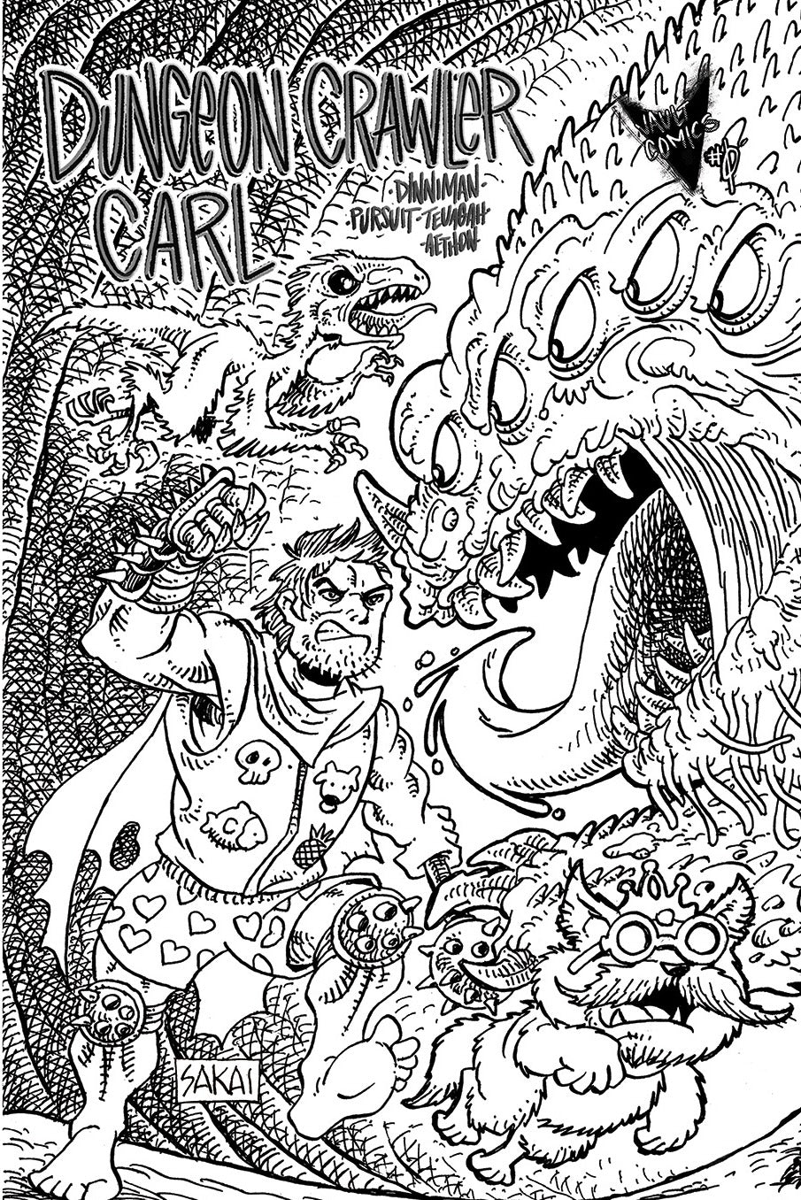 Dungeon Crawler Carl SE #0 2nd Print Ink Trade - Stan Sakai