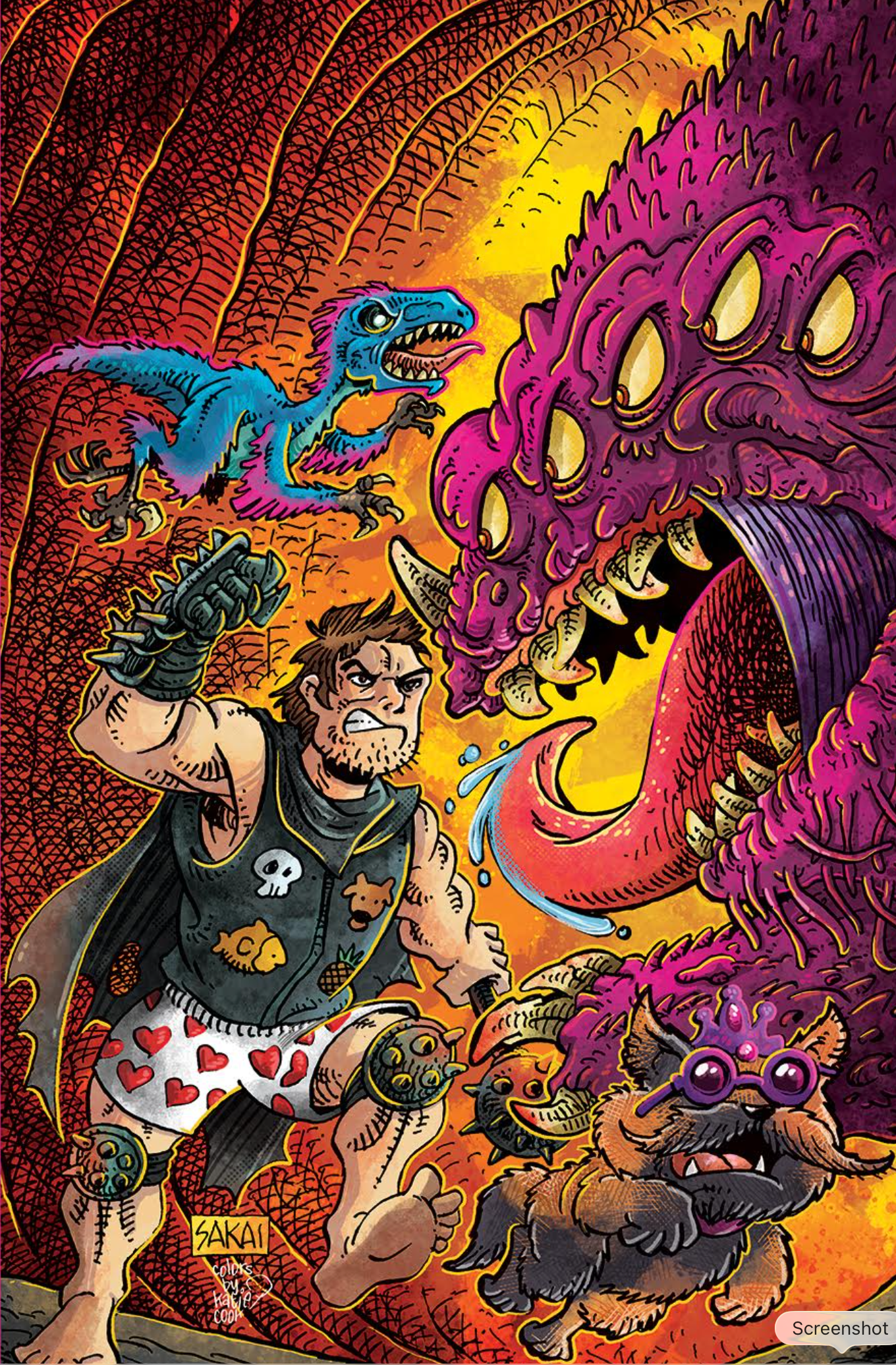 Dungeon Crawler Carl SE #0 2nd Print Full Art Virgin Foil - Stan Sakai