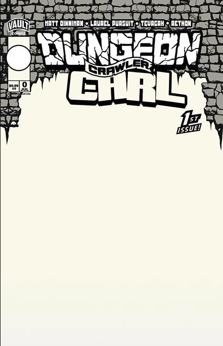 Dungeon Crawler Carl Special Edition #0 Cover E Blank Sketch - FOC PRESALE