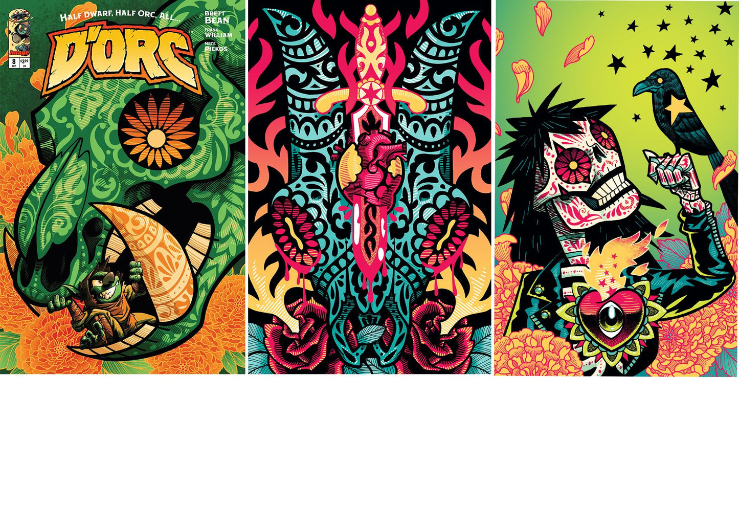 J Gonzo 3-Pack D'ORC/The Crow/It Demands Sacrifice - PRESALE