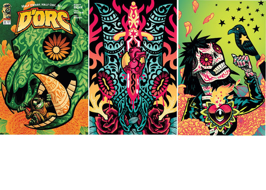 J Gonzo 3-Pack D'ORC/The Crow/It Demands Sacrifice - PRESALE