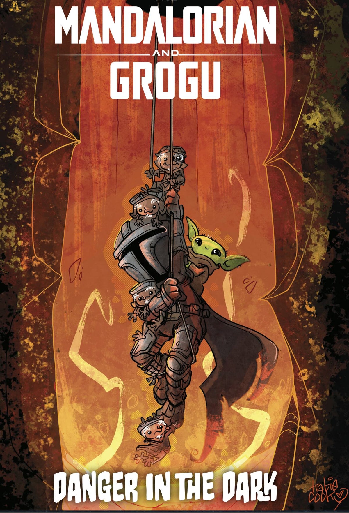 Star Wars: The Mandalorian and Grogu - Danger in the Dark #1 Trade & Virgin Set - Katie Cook