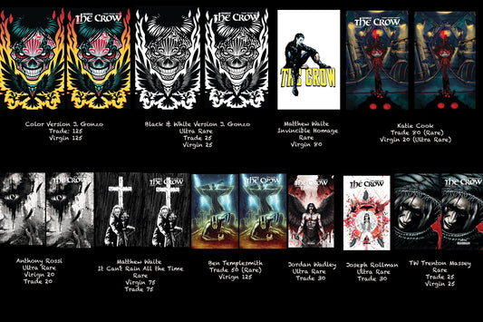 The Crow Dead Time #1 - Complete Set ALL Covers - PRESALE