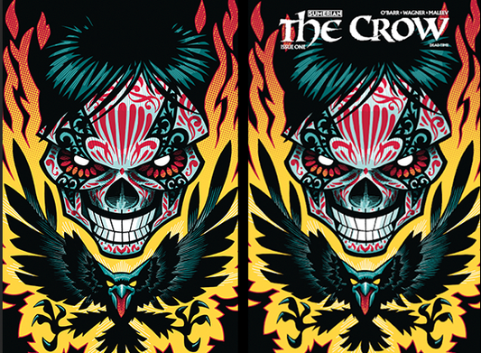 The Crow Dead Time #1 Virgin & Trade Set Color - J Gonzo - PRESALE