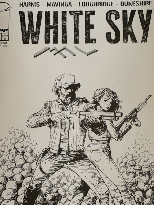 WHITE SKY #1 2nd Print - JP Mavinga - SIGNED